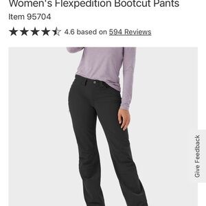 Duluth Trading Co Women's Charcoal Straight Leg Pants